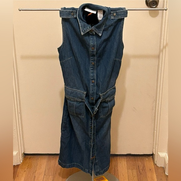 Liz  Claiborne Button Down Denim Dress - Small - Picture 1 of 1